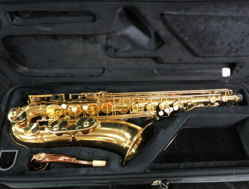 Jupiter JTS-1187 Tenor Saxophone in Gold Lacquer, Serial #RF06548